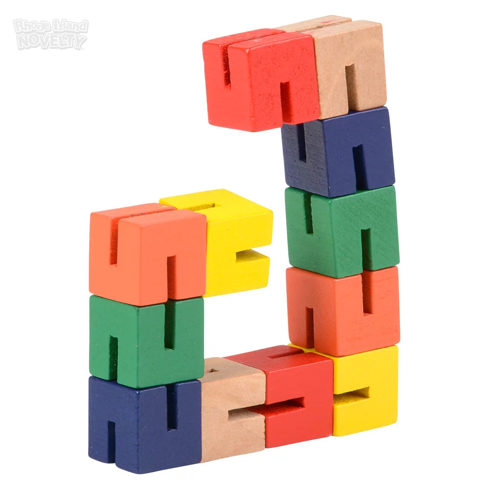 The Toy Network-6" Wooden Twist Cube--Legacy Toys